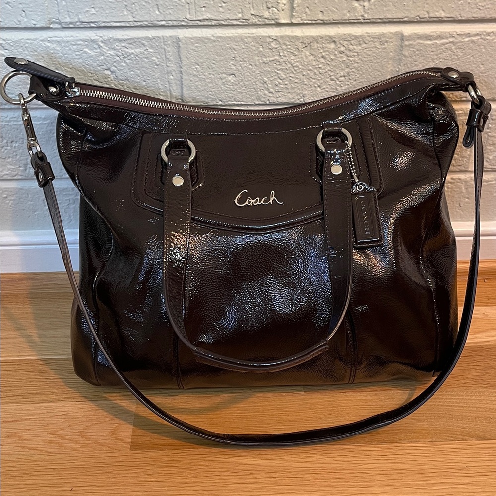 Coach Patent Leather Tote